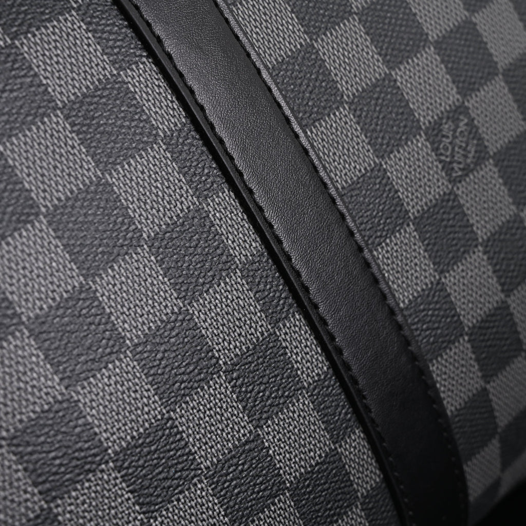 louis-vuitton-keepall-bandouliere-45-damier-graphite-canvas Handle