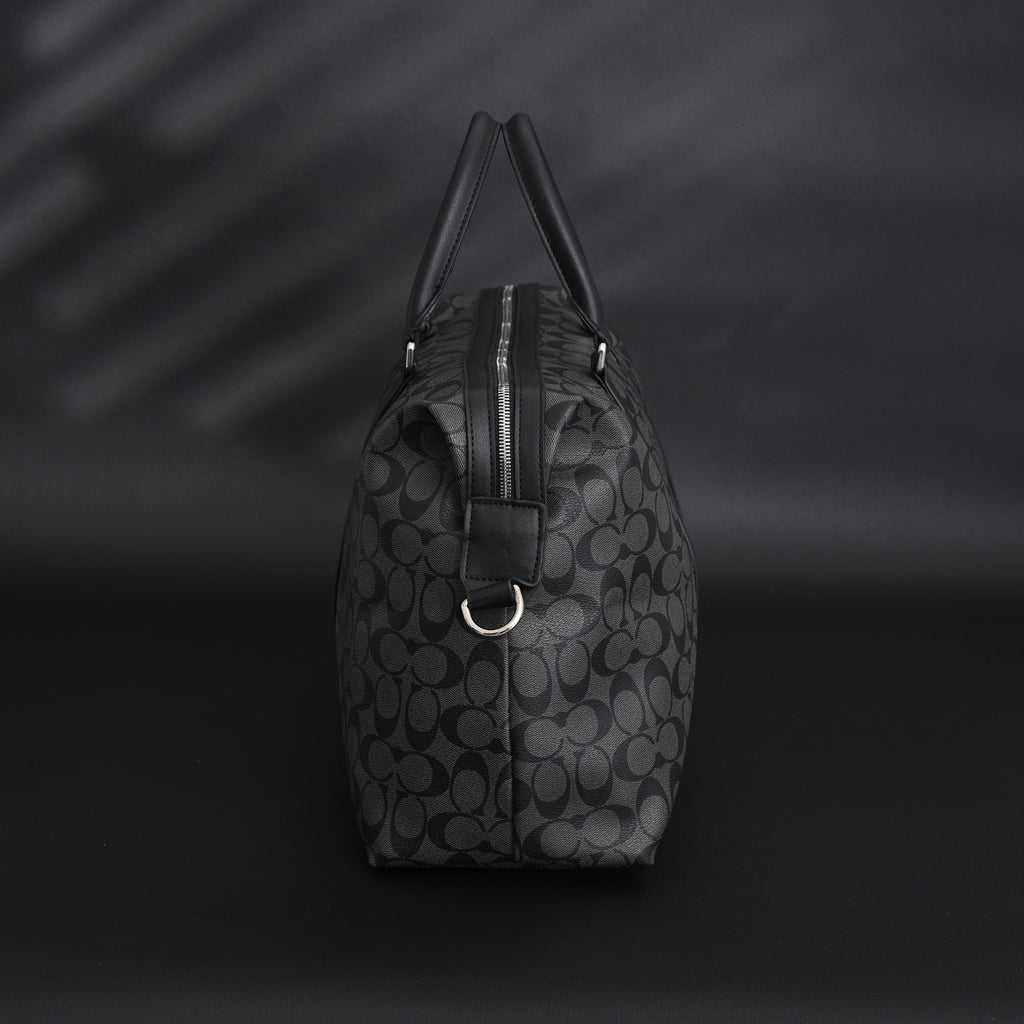 coach-metropolitan-duffel-bag-in-signature-black-canvas Handle