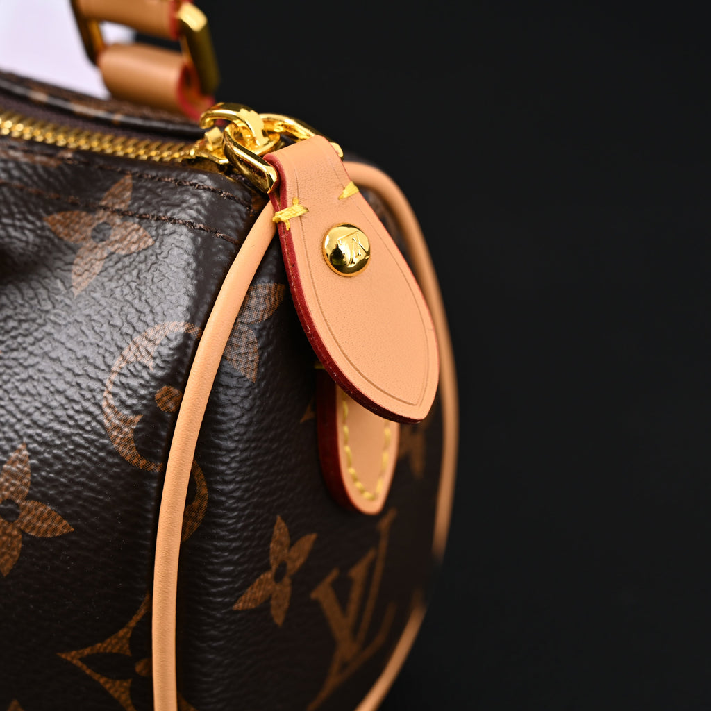 louis-vuitton-speedy-25-monogram-canvas-handbag Handle