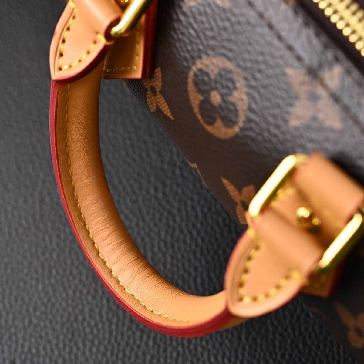 louis-vuitton-speedy-25-monogram-canvas-handbag Handle