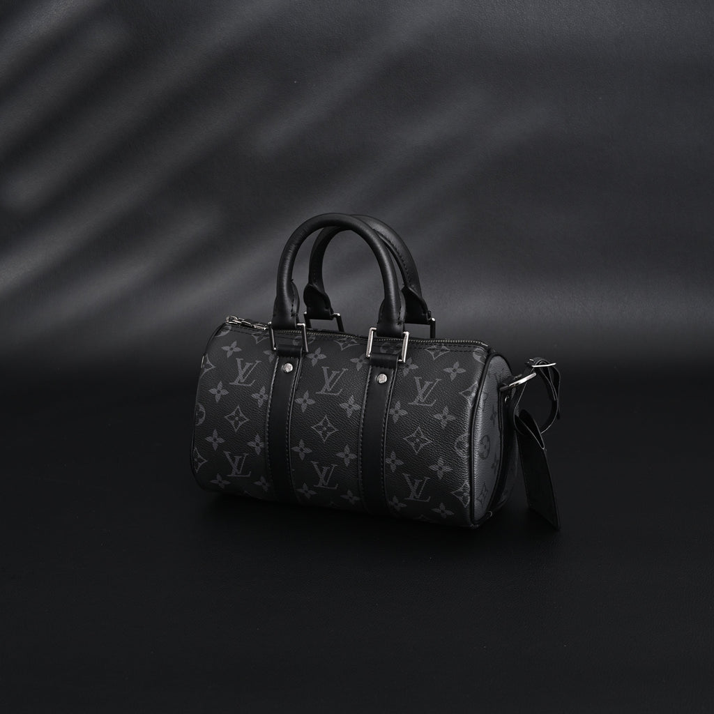 louis-vuitton-keepall-bandouliere-50-monogram-eclipse-canvas Handle