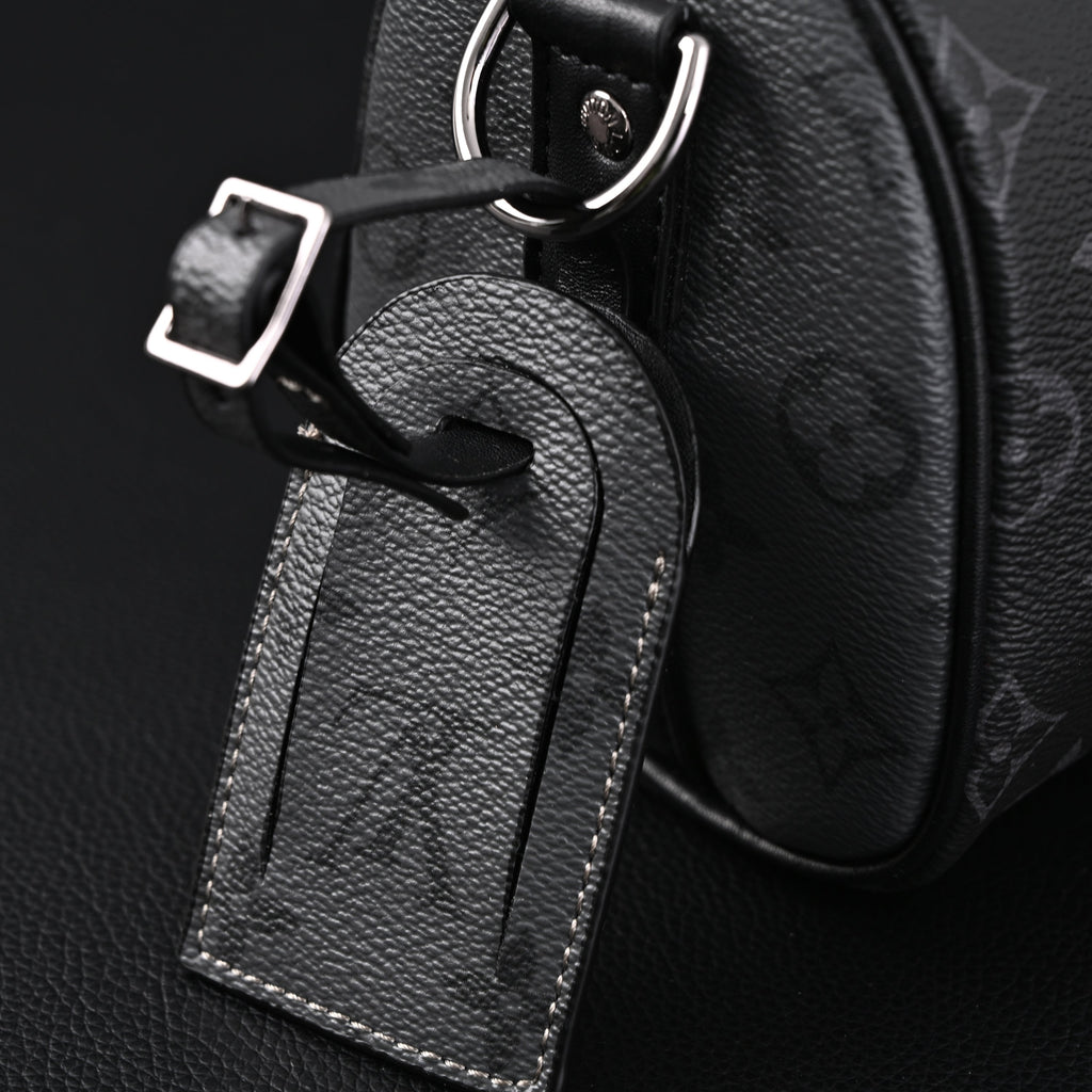 louis-vuitton-keepall-bandouliere-50-monogram-eclipse-canvas Handle