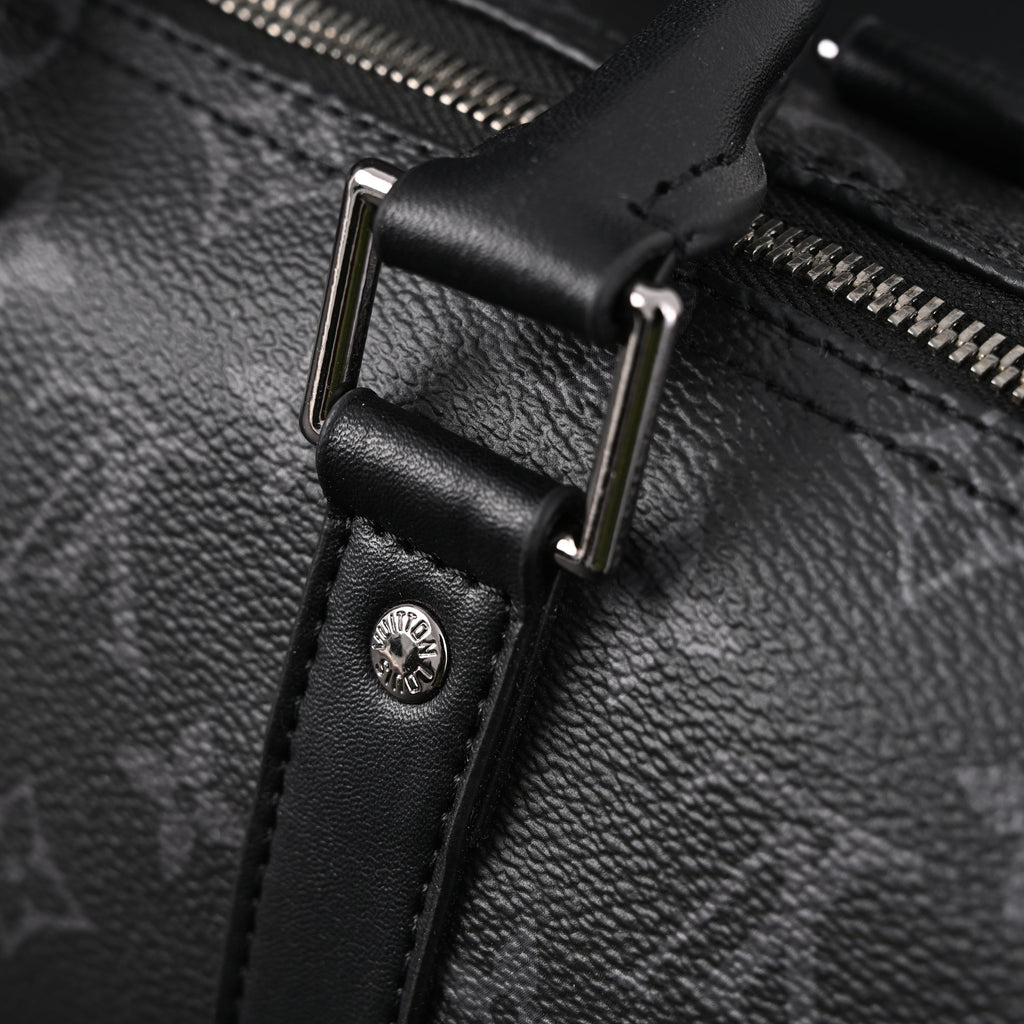louis-vuitton-keepall-bandouliere-50-monogram-eclipse-canvas Handle