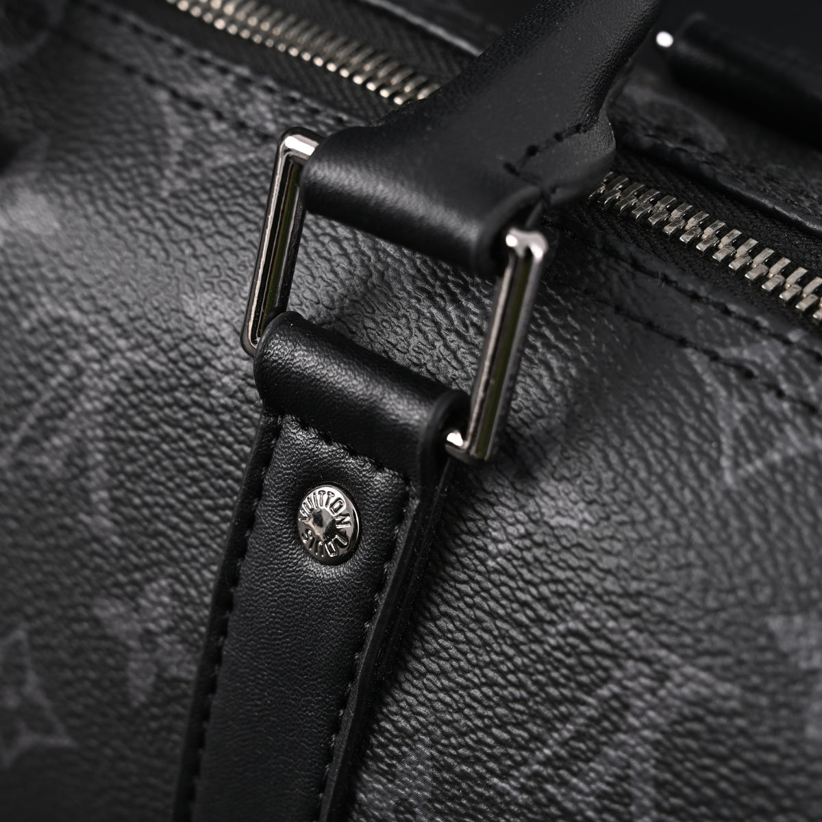 louis-vuitton-keepall-bandouliere-50-monogram-eclipse-canvas Handle
