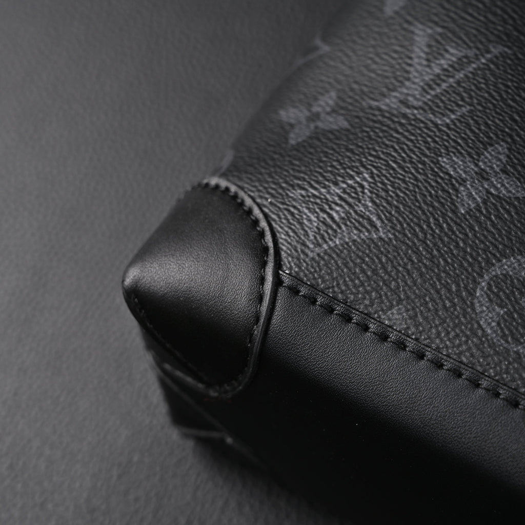louis-vuitton-soft-trunk-messenger-monogram-eclipse-canvas-with-silver-chain Crossbody