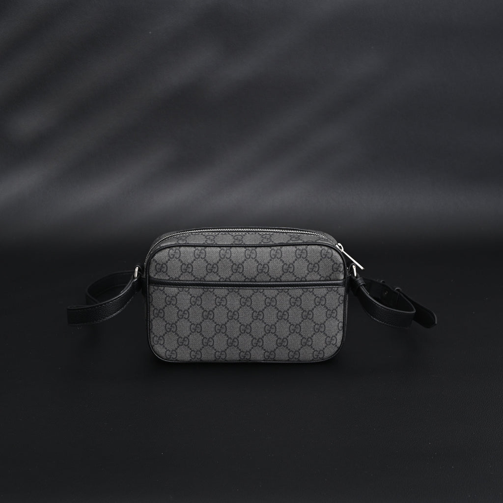 gucci-ophidia-gg-supreme-belt-bag-black-grey-monogram Shoulder