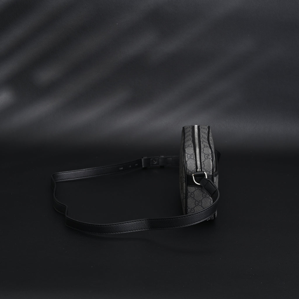gucci-ophidia-gg-supreme-belt-bag-black-grey-monogram Shoulder