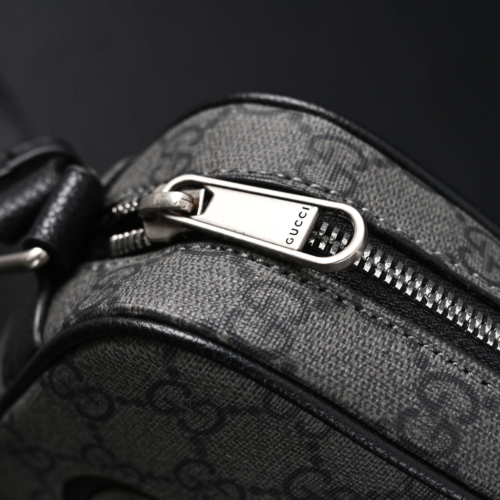 gucci-ophidia-gg-supreme-belt-bag-black-grey-monogram Shoulder
