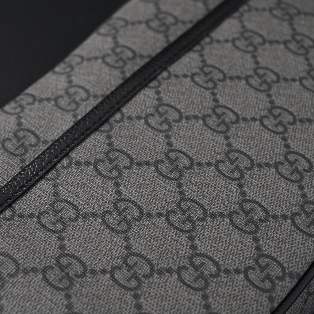 gucci-ophidia-gg-supreme-belt-bag-black-grey-monogram Shoulder
