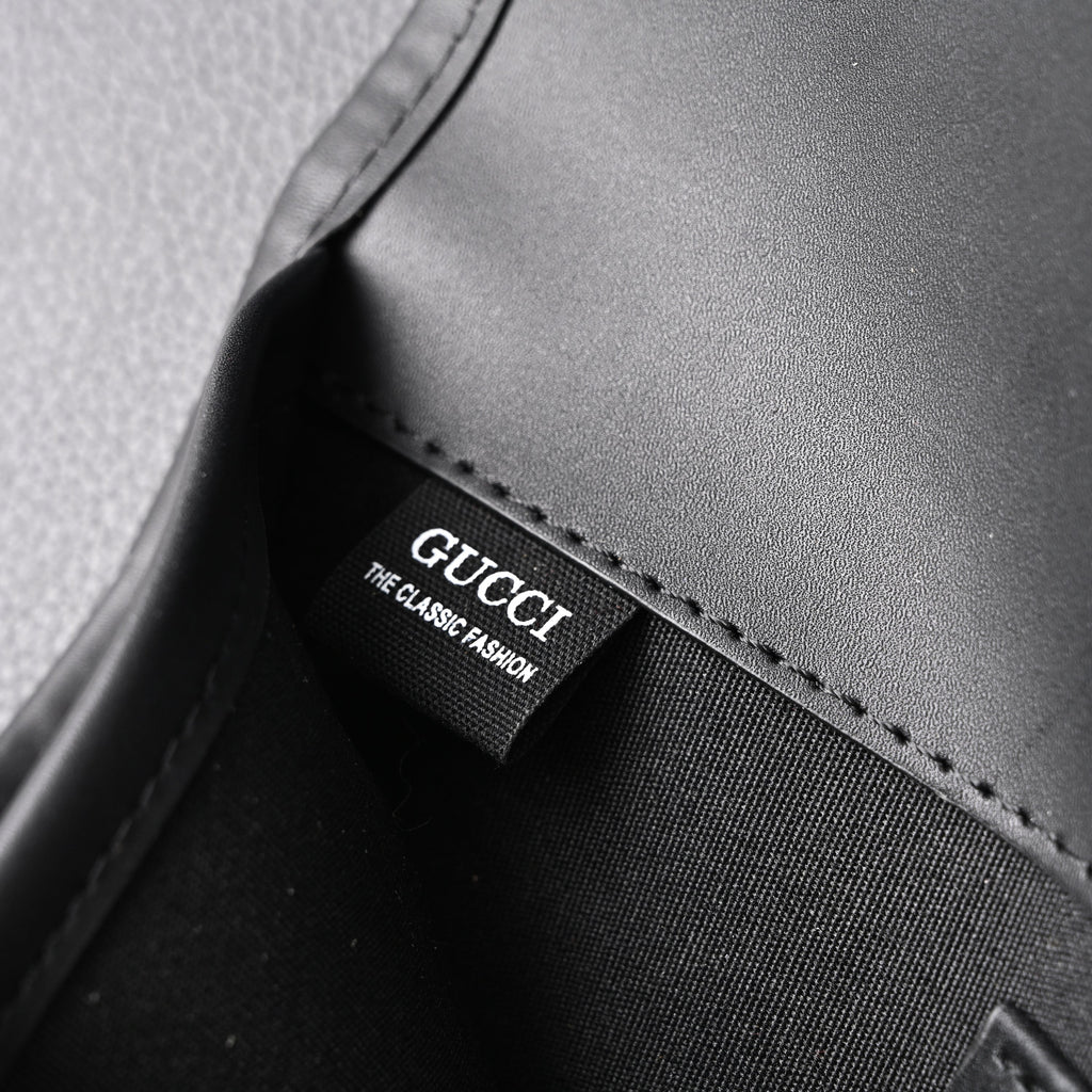gucci-ophidia-gg-supreme-belt-bag-black-grey-with-web-strap Shoulder