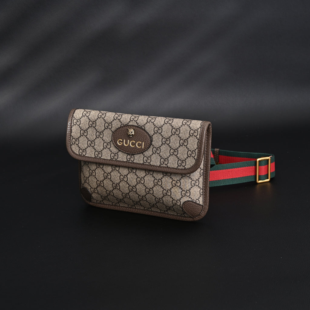 gucci-ophidia-gg-supreme-mini-belt-bag-beige-ebony-with-web-stripe Crossbody