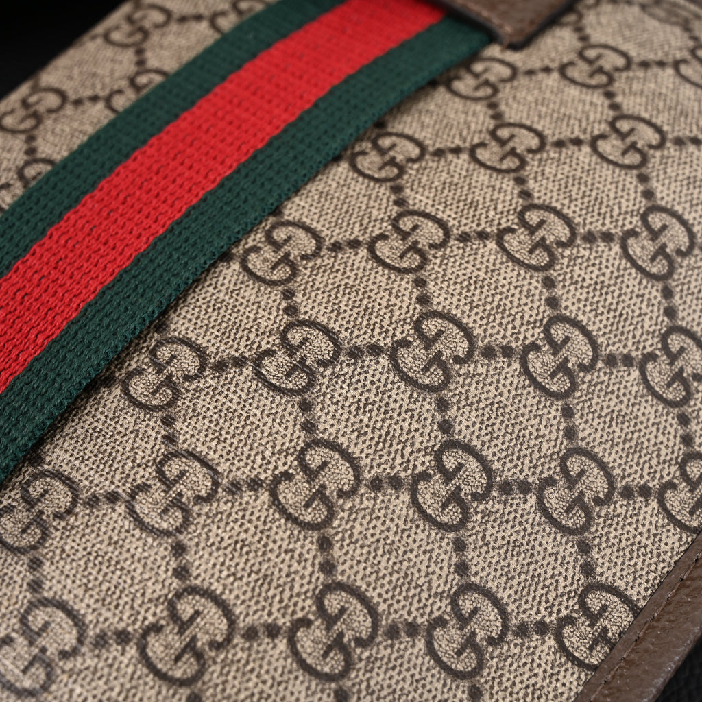 gucci-ophidia-gg-supreme-mini-belt-bag-beige-ebony-with-web-stripe Crossbody