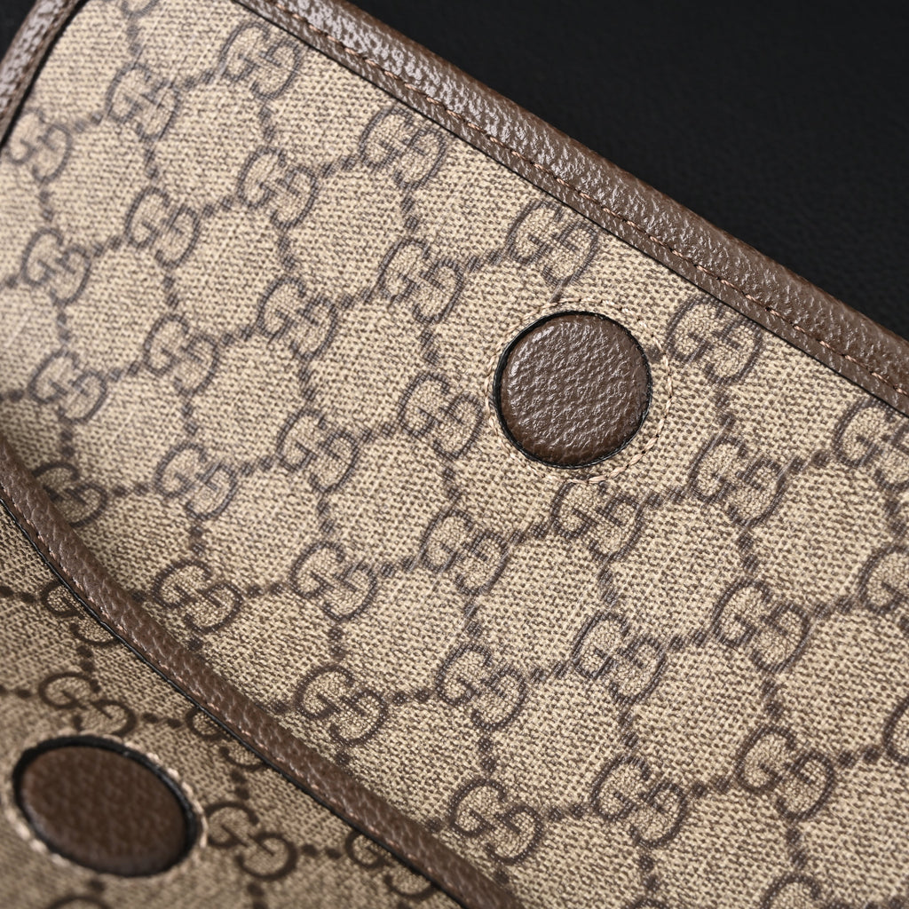 gucci-ophidia-gg-supreme-mini-belt-bag-beige-ebony-with-web-stripe Crossbody