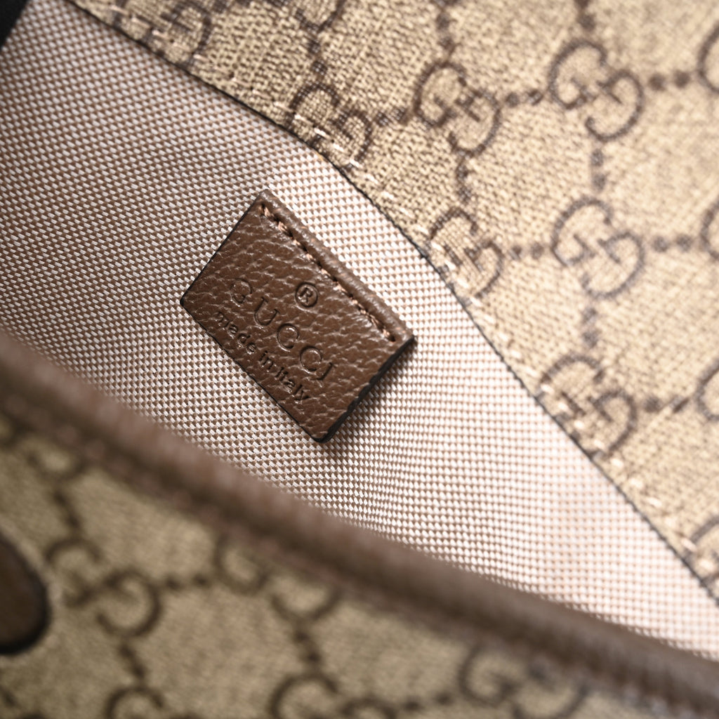 gucci-ophidia-gg-supreme-mini-belt-bag-beige-ebony-with-web-stripe Crossbody