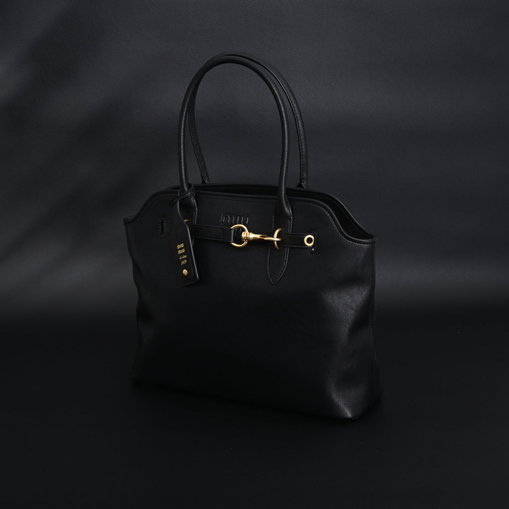 miu-miu-leather-tote-bag-classic-black Tote
