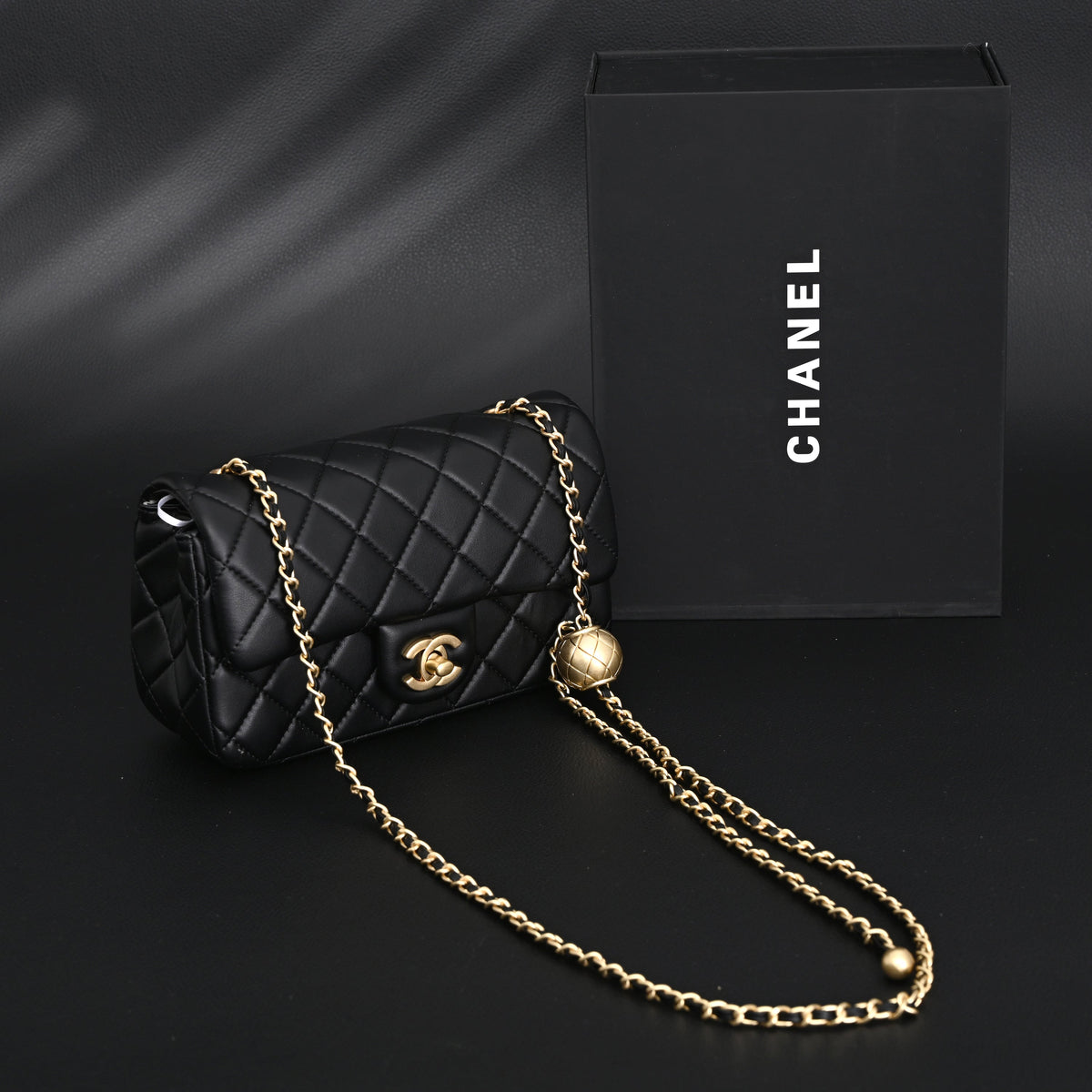 chanel-classic-flap-mini-bag-black-quilted-lambskin-with-gold-tone-hardware Crossbody