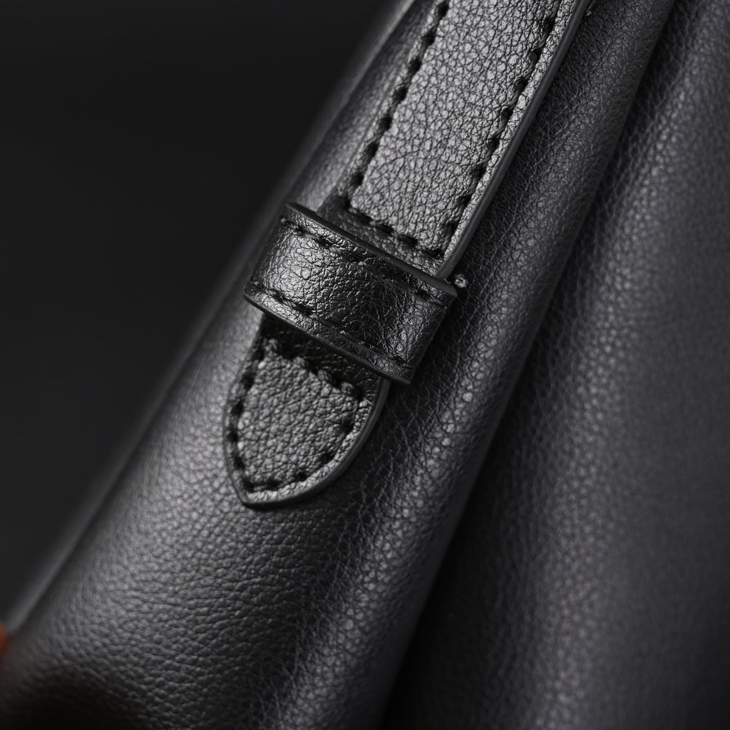 prada-cleo-black-brushed-leather-shoulder-bag Shoulder