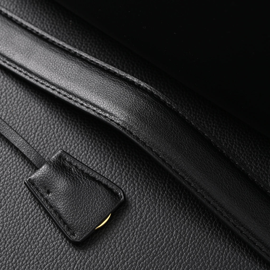 prada-cleo-black-brushed-leather-shoulder-bag Shoulder