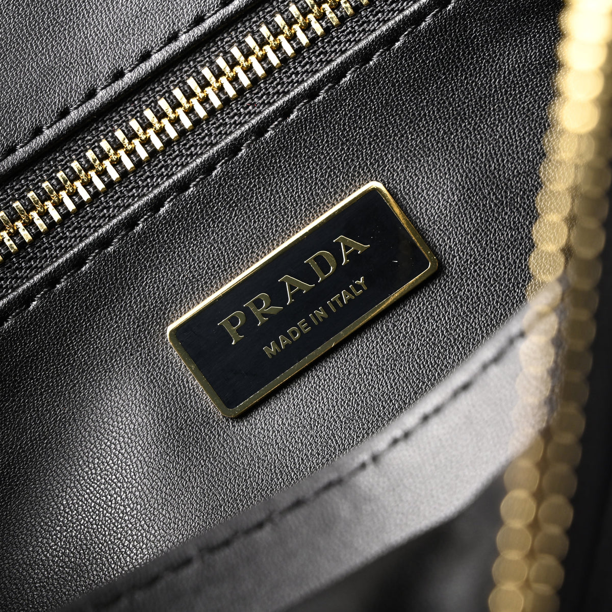 prada-cleo-black-brushed-leather-shoulder-bag Shoulder