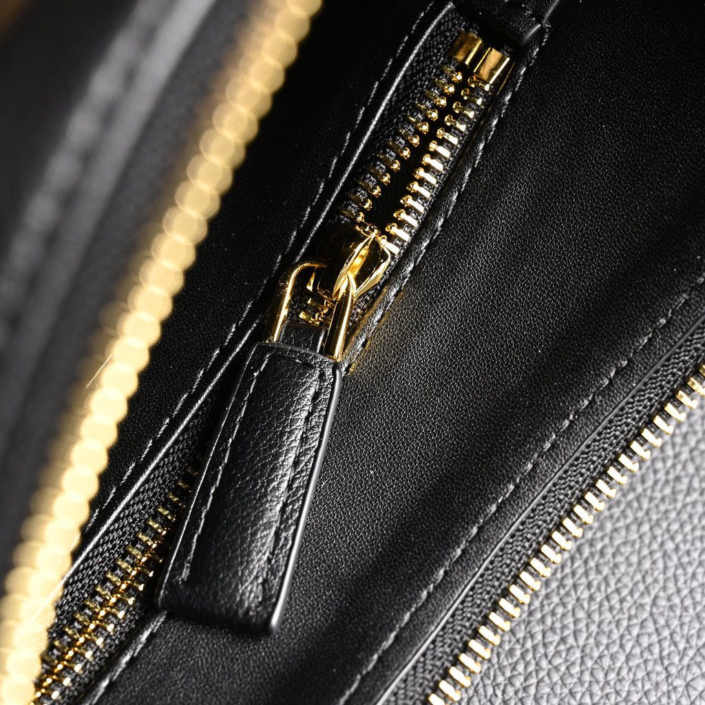 prada-cleo-black-brushed-leather-shoulder-bag Shoulder