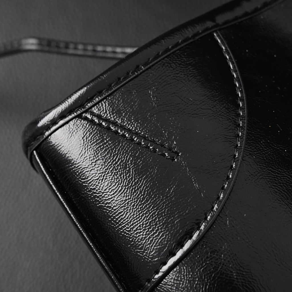 prada-cleo-black-patent-leather-shoulder-bag-with-gold-hardware Shoulder