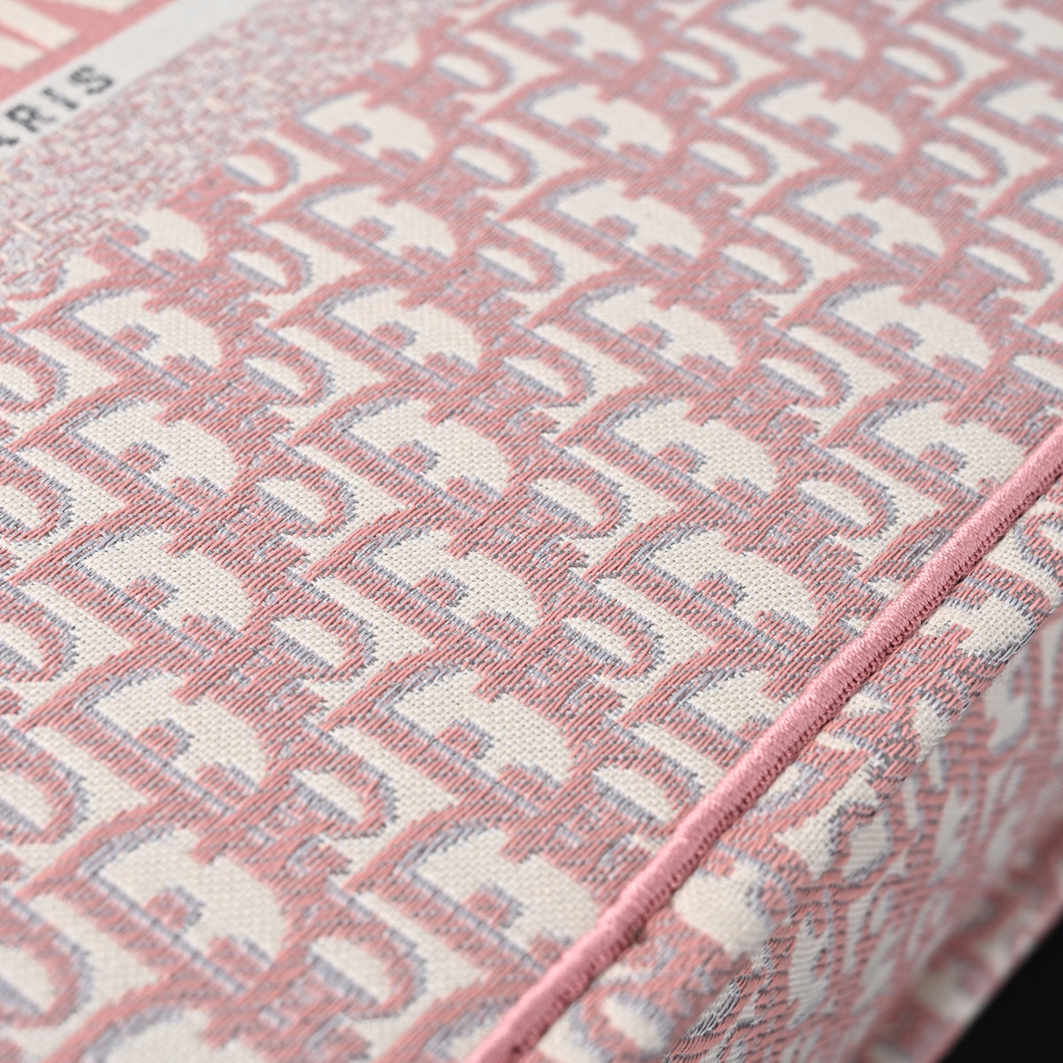 christian-dior-large-book-tote-pink-oblique-embroidery Tote