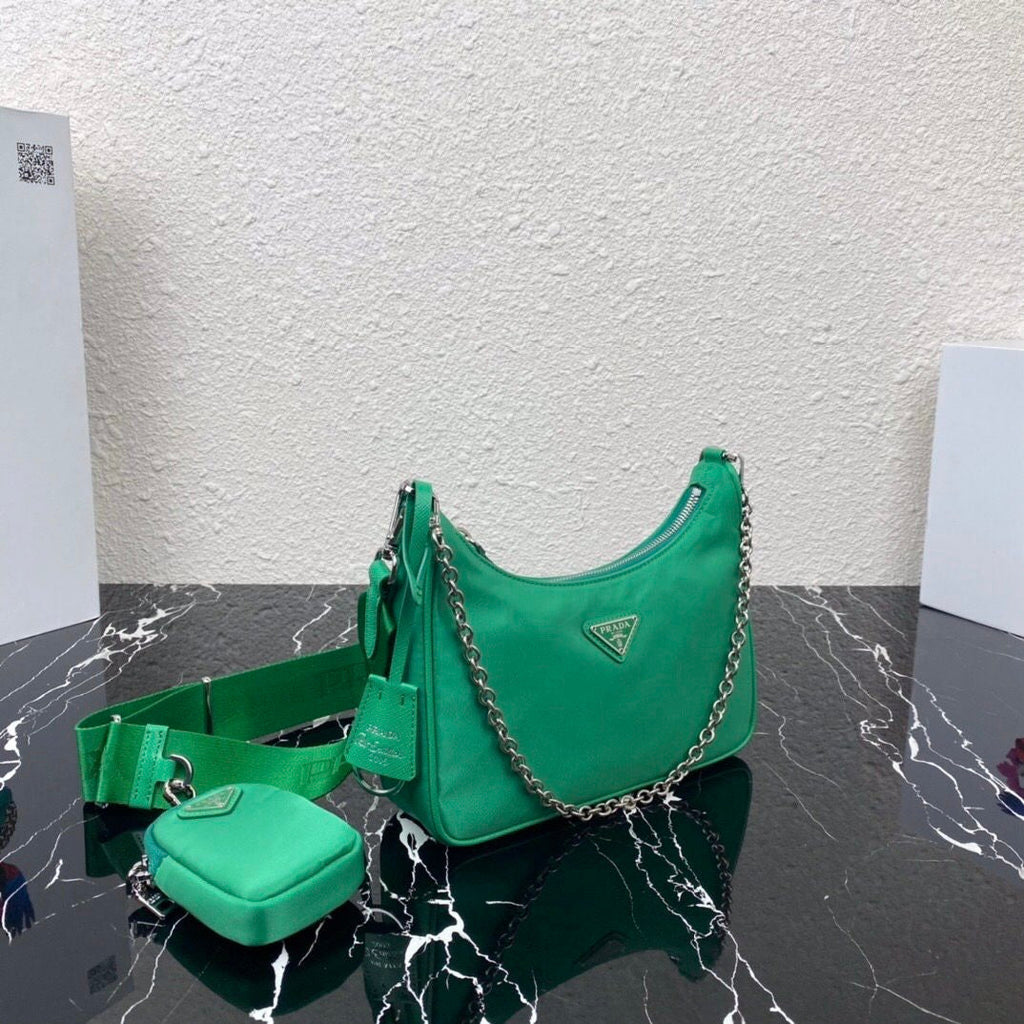 prada-re-edition-2005-nylon-bag-mint-green Crossbody