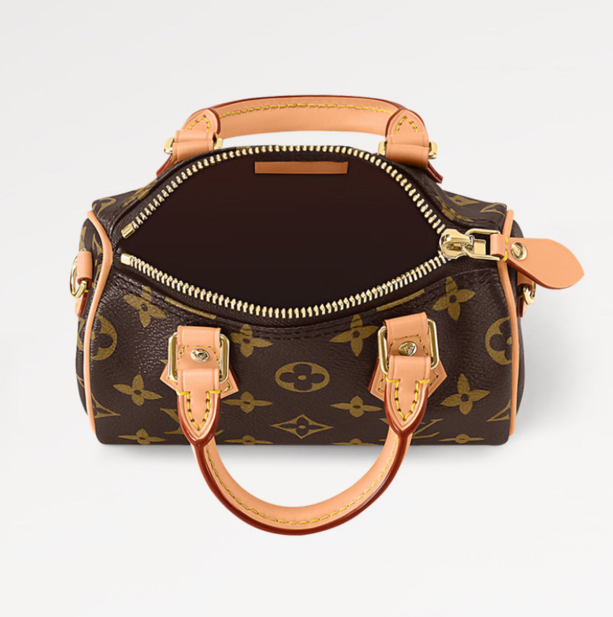 louis-vuitton-monogram-nano-speedy-bag Handle