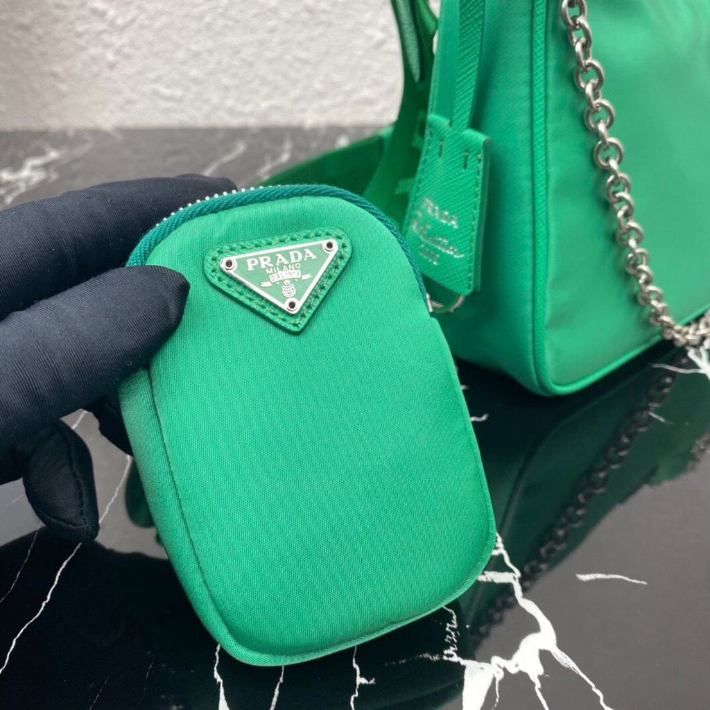 prada-re-edition-2005-nylon-bag-mint-green Crossbody