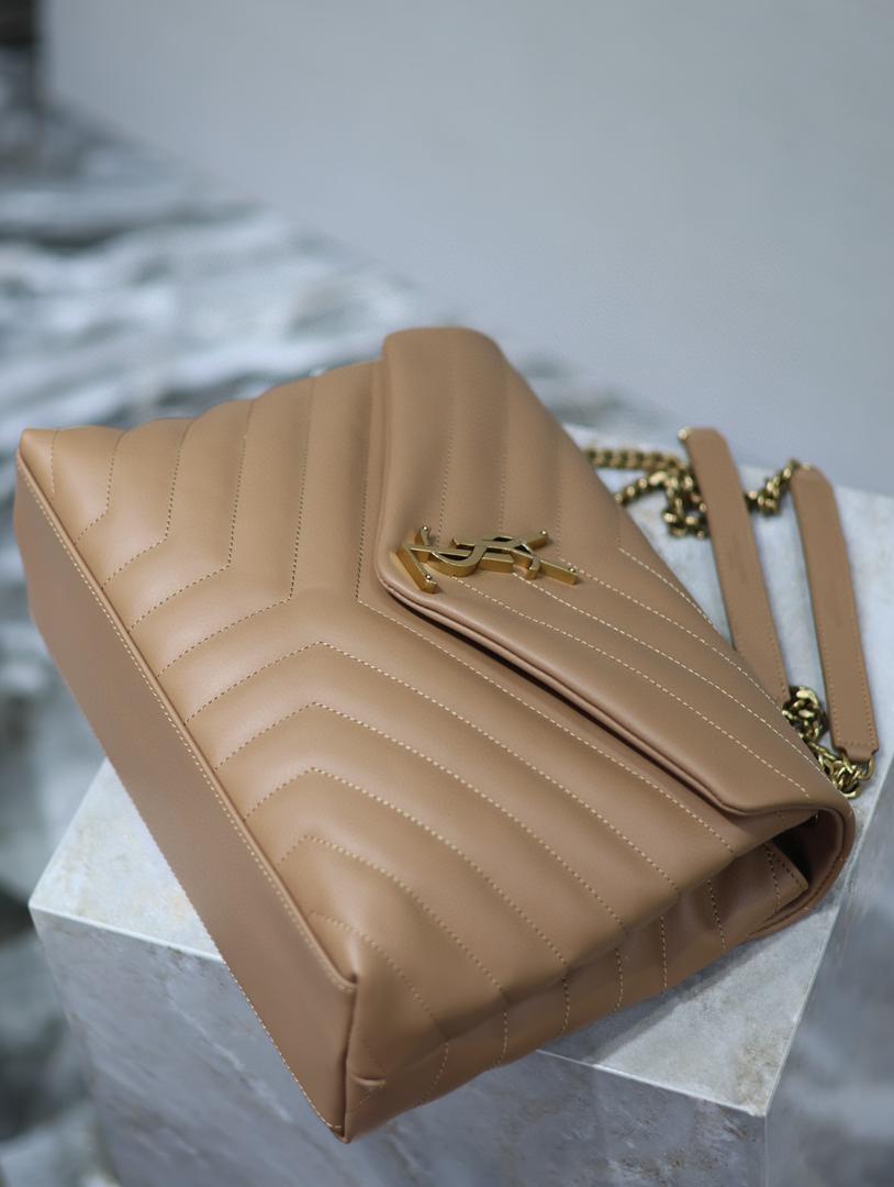 ysl-loulou-small-bag-beige-brown Crossbody