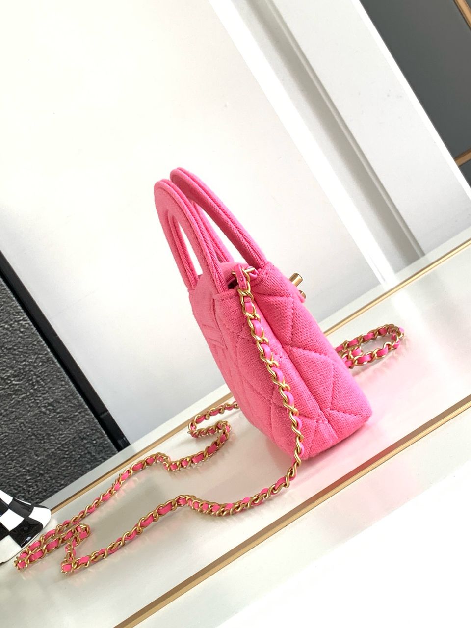 chanel-mini-nano-jersey-kelly Handle