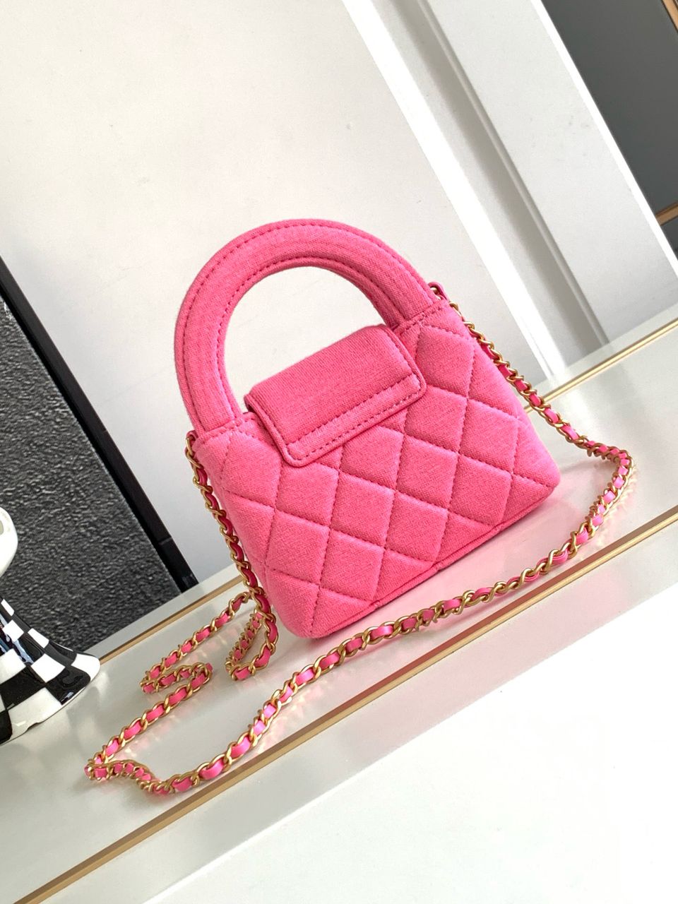chanel-mini-nano-jersey-kelly Handle
