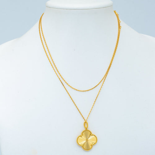 VCA CLOVER 25MM PEDANT NECKLACE GOLD