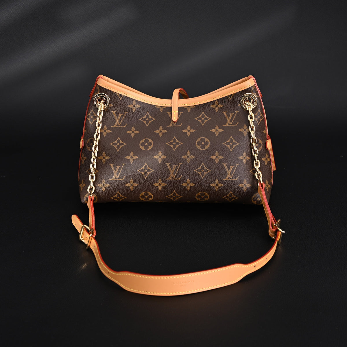 louis-vuitton-carryall-bb-monogram-canvas-shoulder-bag-classic-brown-m13014 Shoulder