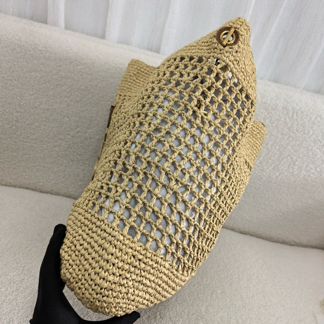 saint-laurent-ysl-raffia-icare-tote-bag Tote