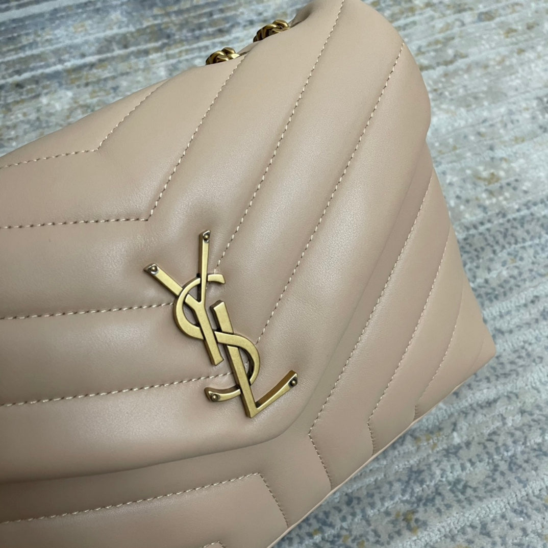 ysl-small-loulou-23-beige-leather-gold-23x17x9cm Crossbody
