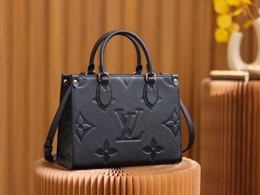 louis-vuitton-ebene-monogram-leather-bag Handle