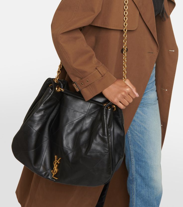 ysl-saint-laurent-chain-leather-shoulder-bag Shoulder