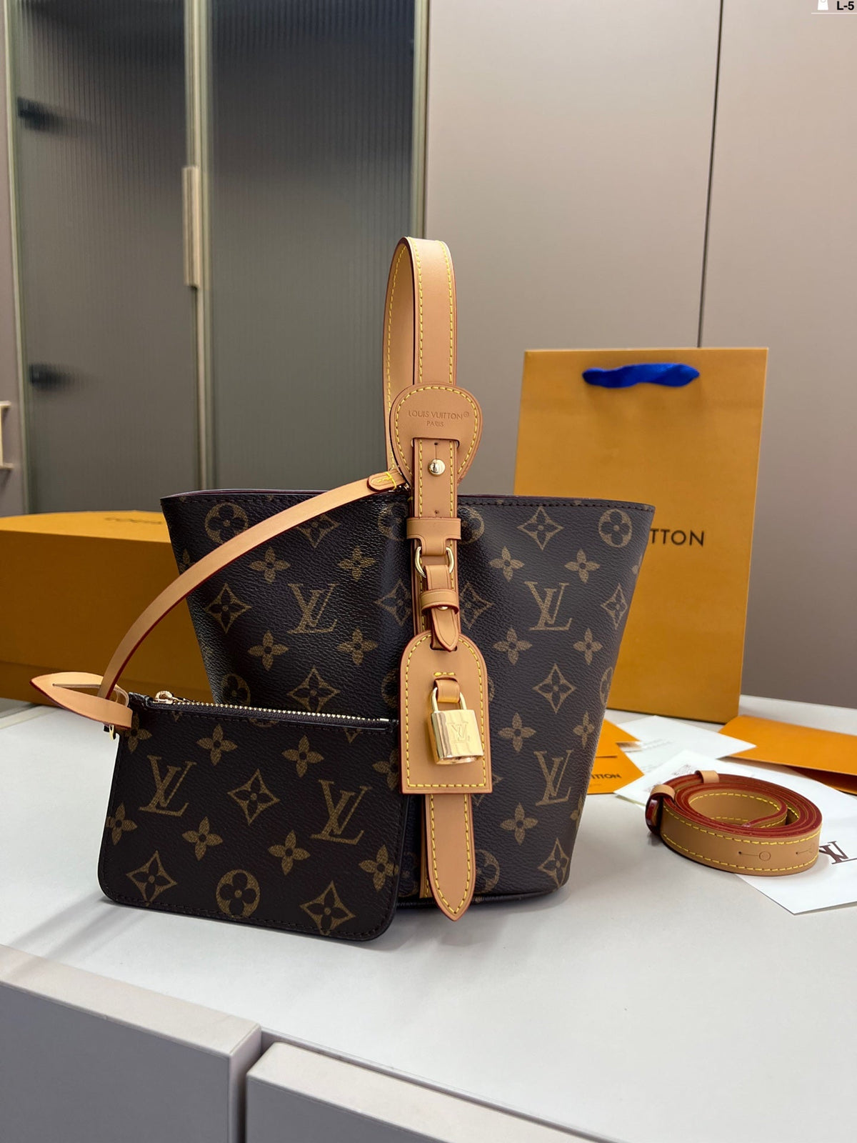 louis-vuitton-lv-vintage-bucket-tote-bag-17x18cm Tote