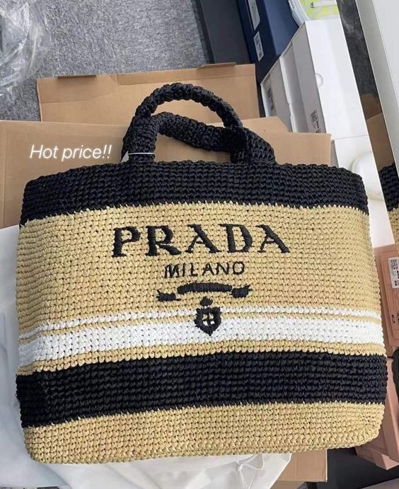 prada-raffia-bag Tote