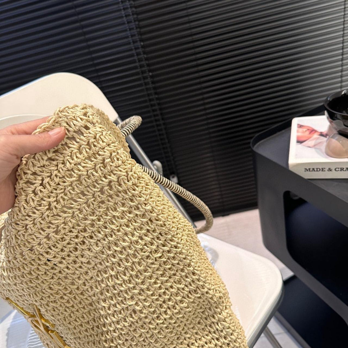 saint-laurent-ysl-raffia-bag Tote