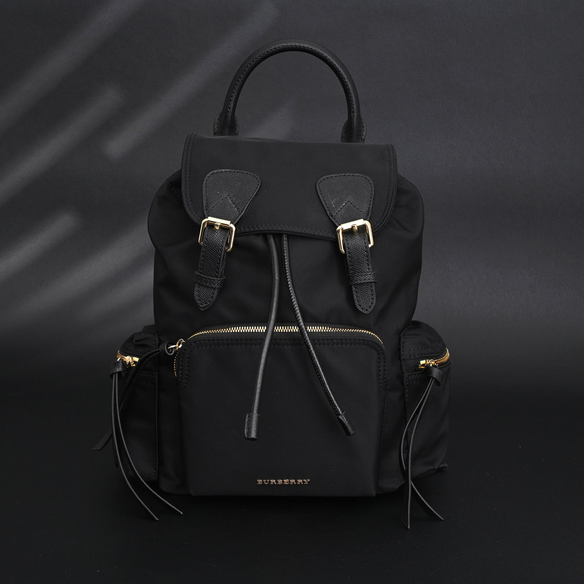 burberry-the-rucksack-black-nylon-leather-backpack-with-gold-tone-hardware ohter