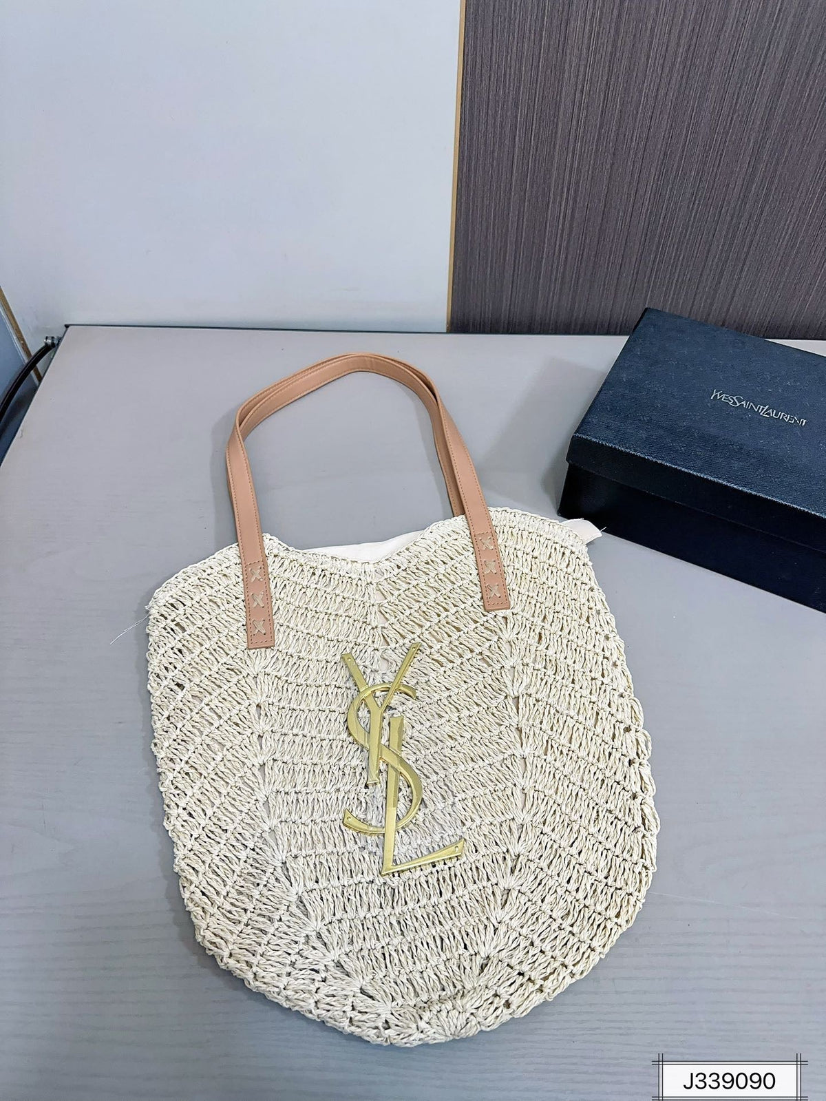 ysl-saint-laurent-vacation-casual-raffia-woven-tote-bag-35x32cm Tote
