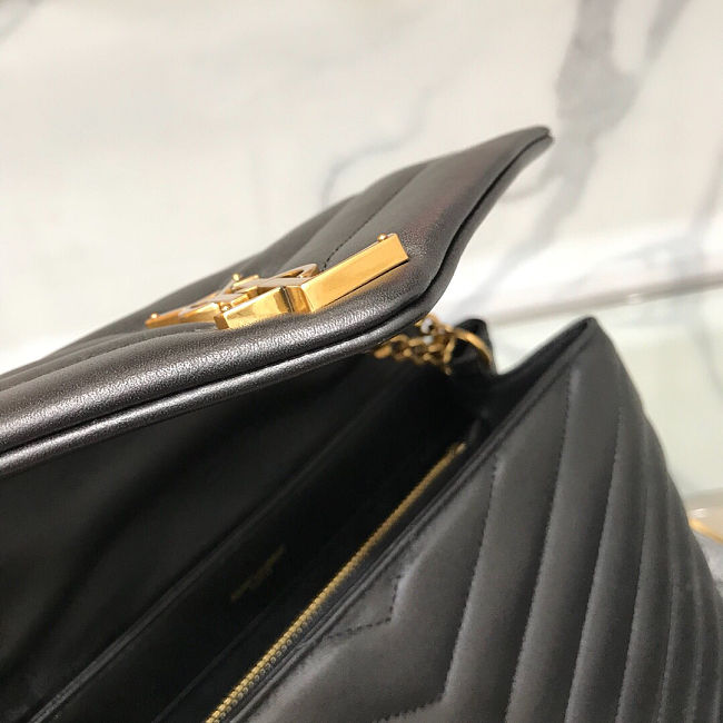 ysl-medium-32-loulou-bag-black-in-gold-32x22x11cm Crossbody