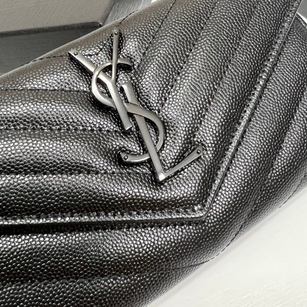 ysl-long-wallet-black-leather-black-tone-10767-19cm ohter