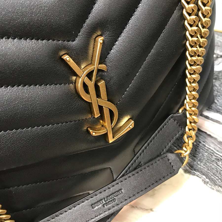 ysl-medium-32-loulou-bag-black-in-gold-32x22x11cm Crossbody