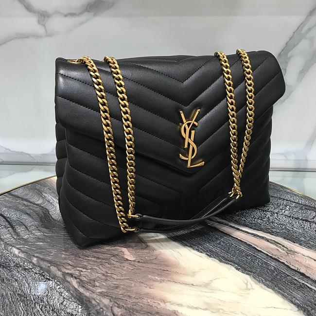 ysl-medium-32-loulou-bag-black-in-gold-32x22x11cm Crossbody