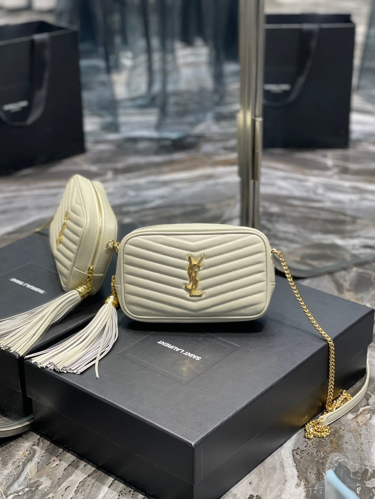 ysl-loulou-mini-camera-bag-18cm-white Crossbody