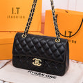 chanel-c-in-black-lambskin Crossbody