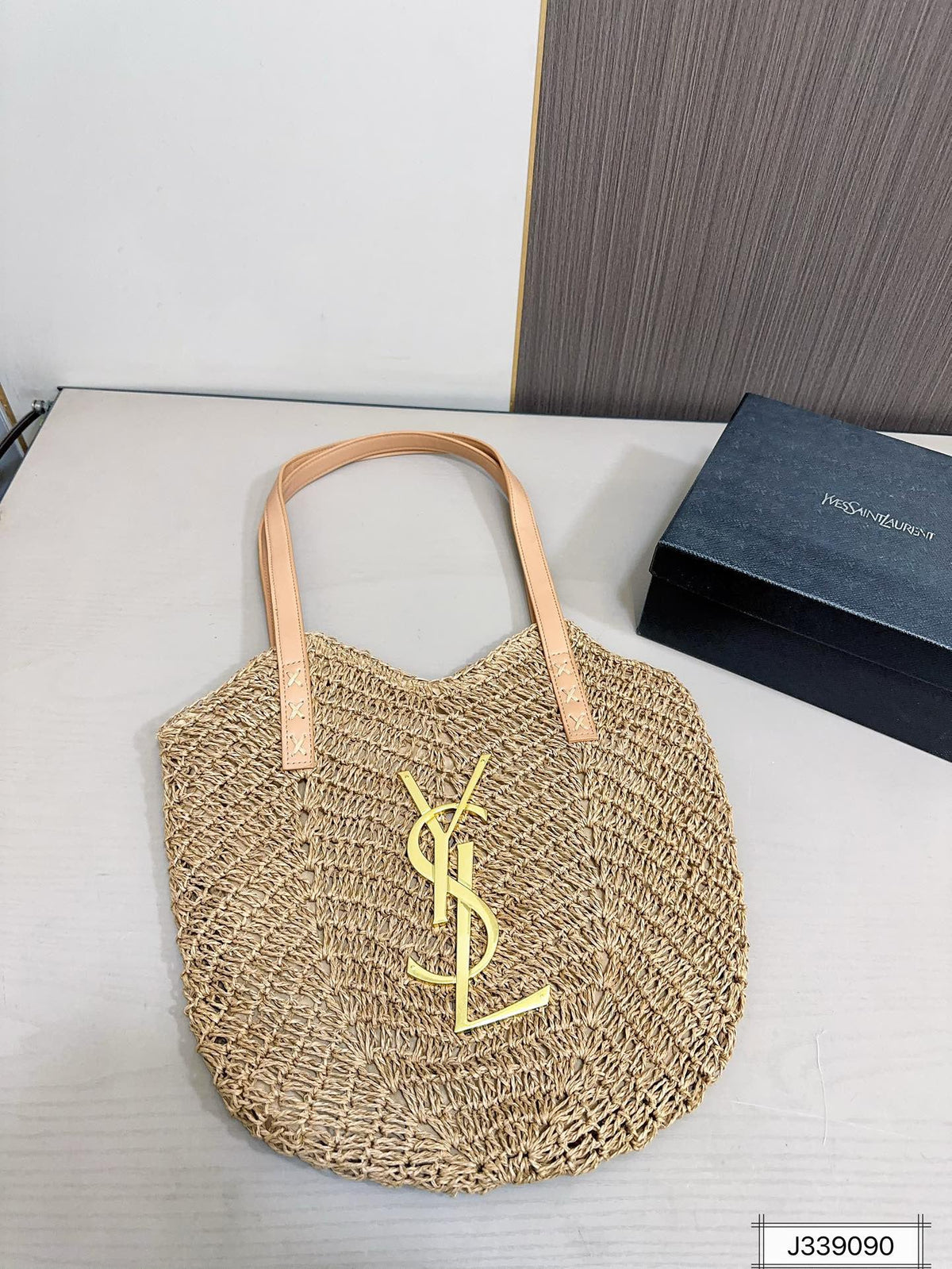 ysl-saint-laurent-vacation-casual-raffia-woven-tote-bag-35x32cm Tote